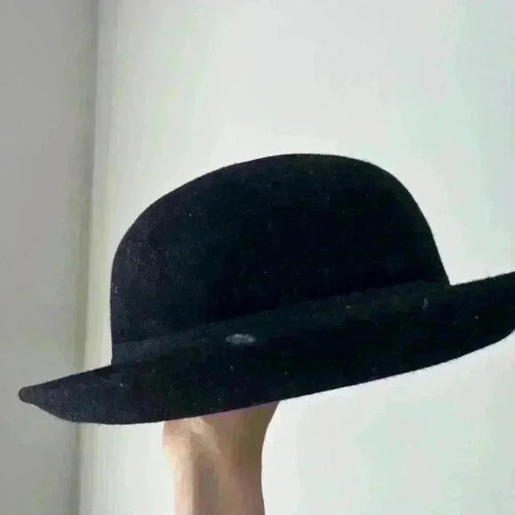 H&M Bowler Black Cosplay Costume Stylish Felt Hat One Size Halloween Accessory - Picture 5 of 9